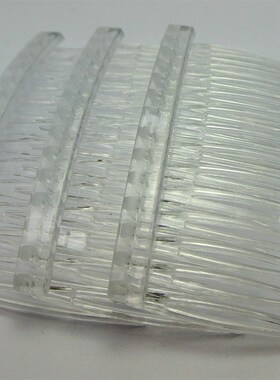 小众高货20 Clear Plastic Hair Clips Side Combs Pin Barrettes
