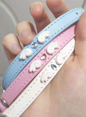小翅膀爱心choker项圈C颈饰甜美y2k千禧颈圈项链
