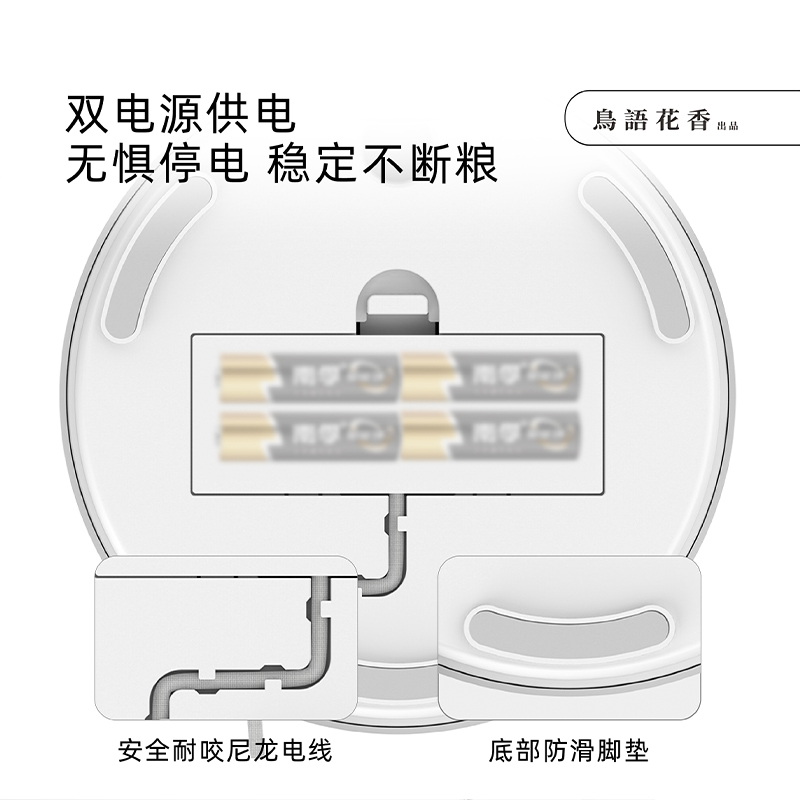 智能自动喂食器喂水器猫咪狗狗猫粮狗粮定时定点定量宠物鸟语花香 - 图1