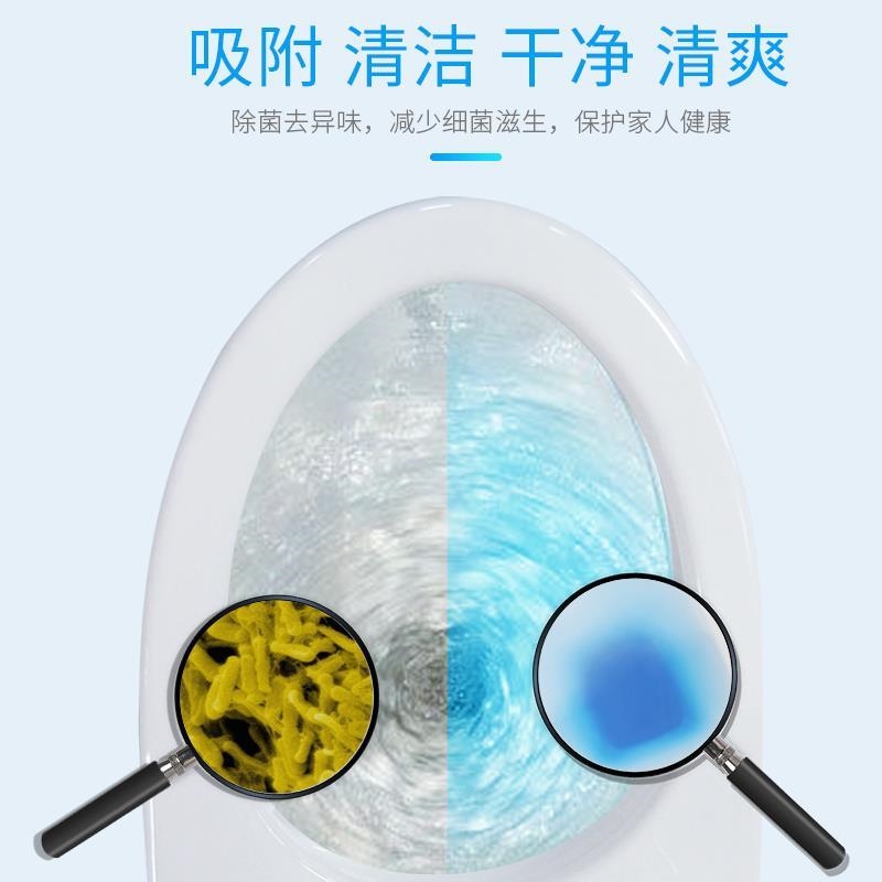 速发60pcs Blue Bubble Automatic Toilet Cleaner Tablet Blocks-图2