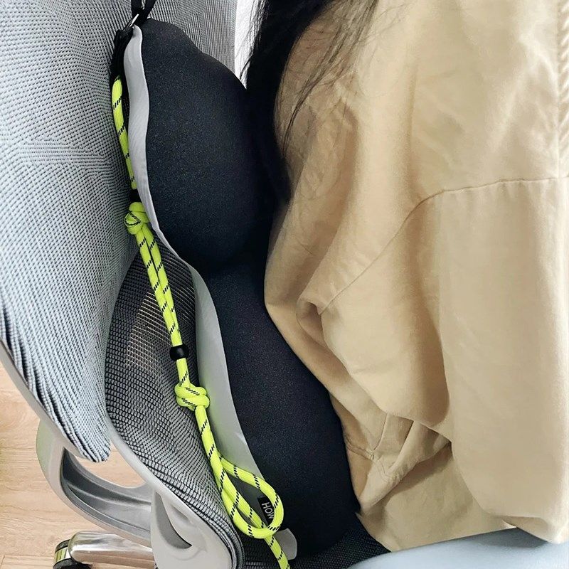 人体工学护腰靠枕椅子办公室工位久坐神器腰部支撑拖靠背靠垫一体,淘宝优惠券,粉丝福利购,淘宝优惠卷