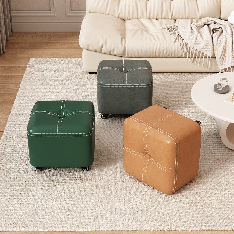 万向轮小凳子家用矮凳可移动滑轮静音宝宝板凳带娃方凳客厅换鞋凳,淘宝优惠券,粉丝福利购,淘宝优惠卷