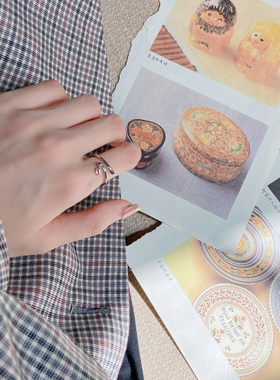 小蛇光面亮面戒指女ins潮学生时尚个性韩版气质冷淡风高级指环