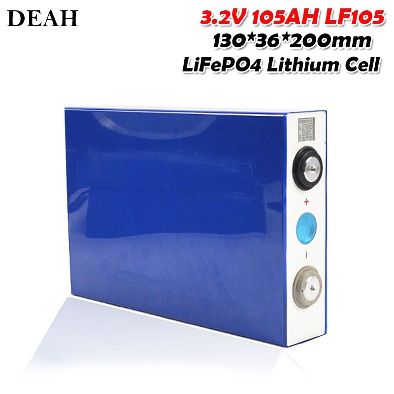 推荐1PCS 3.2V 105Ah lifepo4 lithium battery for 12v 24V 36V - 图3