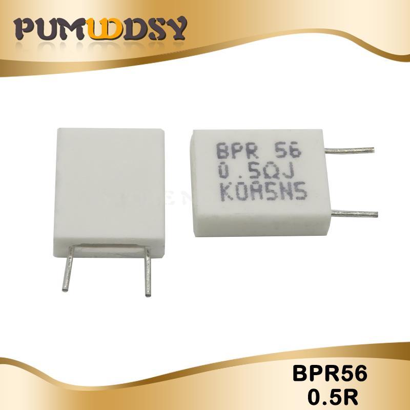 推荐10pcs BPR56 5W 0.1 0.15 0.22 0.25 0.33 0.5 ohm Non-induc - 图1