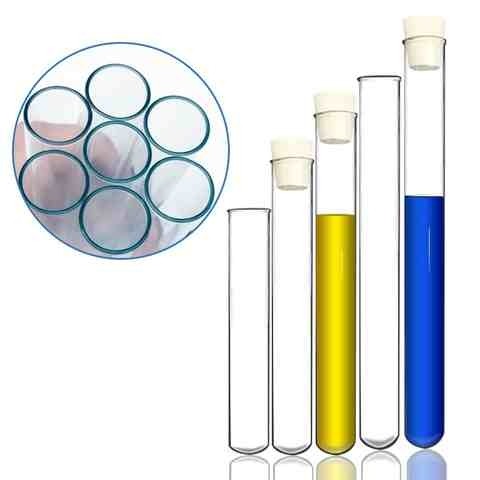 网红试管玻璃平口圆底玻璃试管试管15*15010121315182025mm-图0