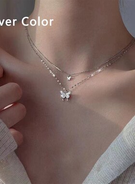 小众高货ZOVOLI Dainty Pearl Flower Bow-knot Choker Necklace