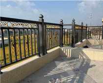Aluminum Alloy Balcony Guardrails Outdoor Villa Terrace Aluminum Art Fence Interior Stairway Armrest Home Wall Railings
