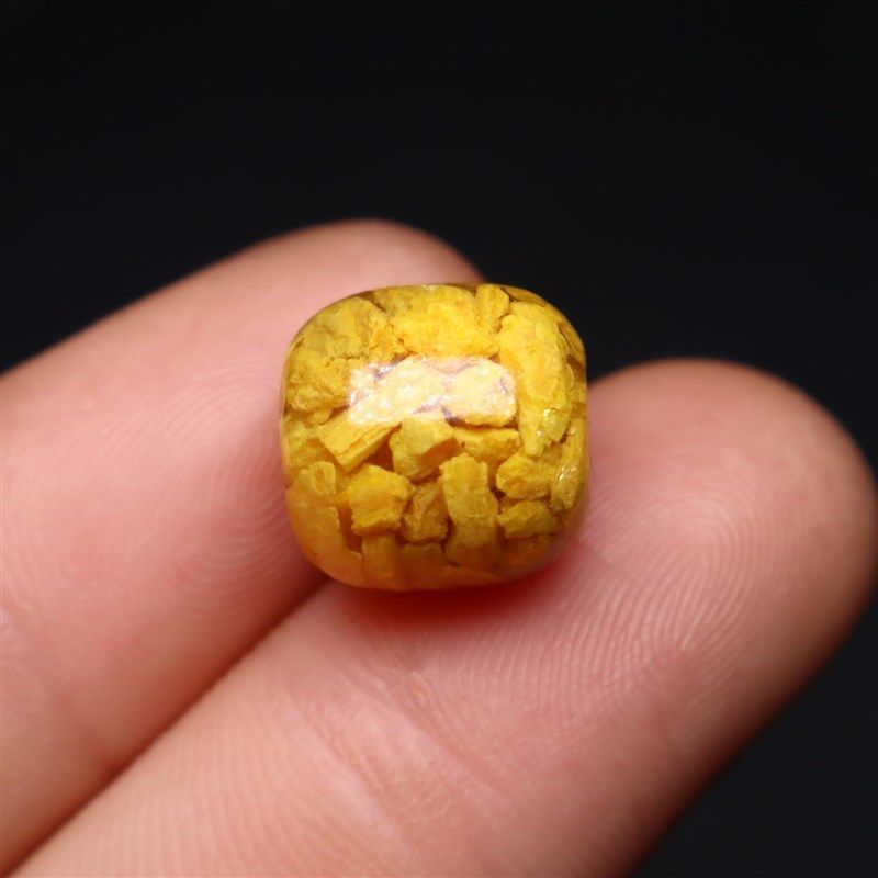 原矿天然雄黄老型桶珠朱砂晶体砂透光diy散珠子串珠单珠散珠手链,淘宝优惠券,粉丝福利购,淘宝优惠卷