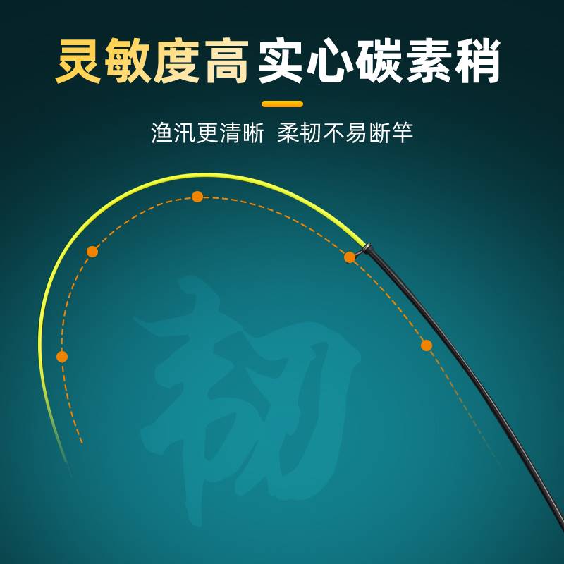 2022新款矶钓竿大物大导环路滑竿短H节矶竿滑漂远投碳素超硬超轻-图0