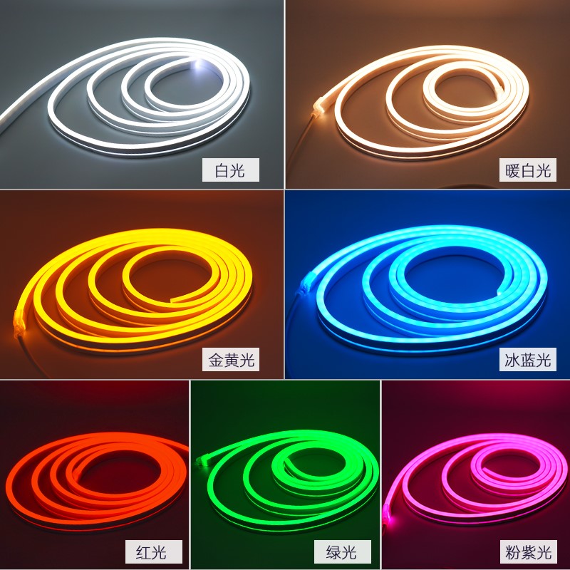 速发USB 5V Flexible Neon Light LED Strip Light Silicone COM - 图1