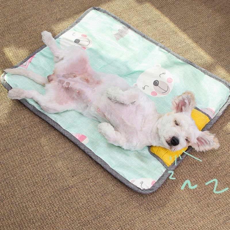 狗狗窝垫子睡觉用夏天冰丝凉席睡垫猫咪凉垫地垫耐咬夏季宠物冰垫,淘宝优惠券,粉丝福利购,淘宝优惠卷