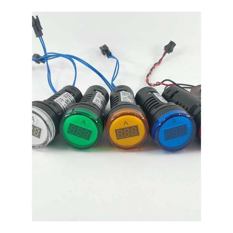 推荐22MM AC 0-100A 0-50A LED Ammeter current meter indicato-图0