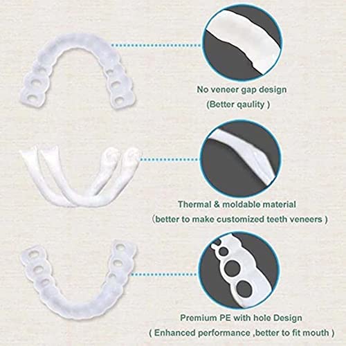 NLML Dentugre Teeth Teeporary Fake Teet Snap OnhVenmers-图0