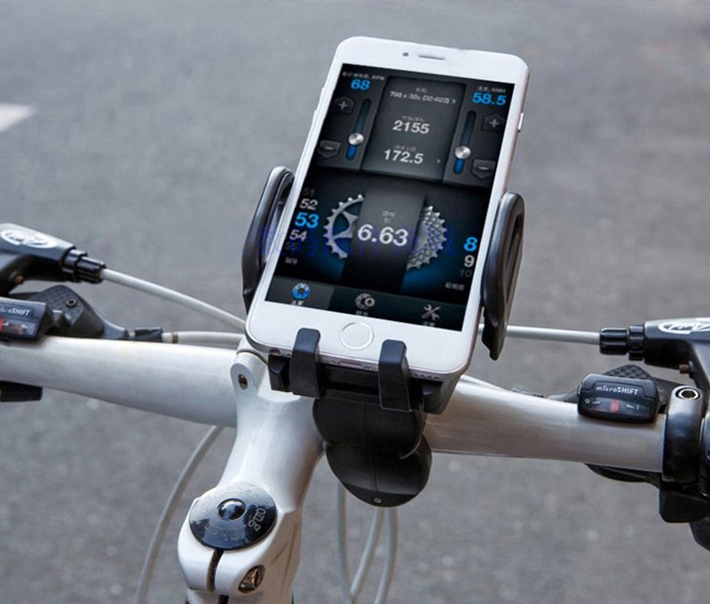 Bicycle Motorcycle Mount Mobile Phone Holder Universal 360 R-图1