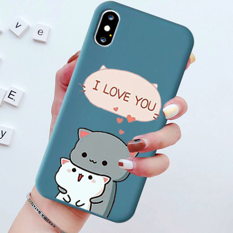 极速I LOVE U Couple Lovely Cute Gray  Soft Case for IPhone 1