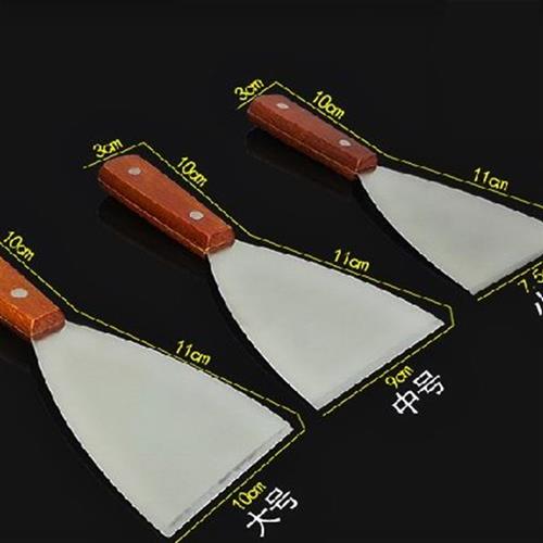 极速Stainless Steel Steak Fried Shovel Spatula Pizza peel - 图2