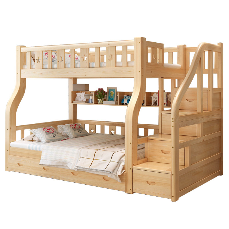 实木上下床双层床双人床上下铺简约子母床成人母子床儿童床高低床,淘宝优惠券,粉丝福利购,淘宝优惠卷