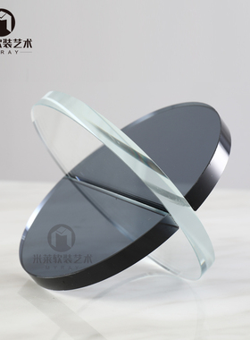 样板间创意亚克力k家居装饰品客厅书柜桌面软装小摆件简约现代配