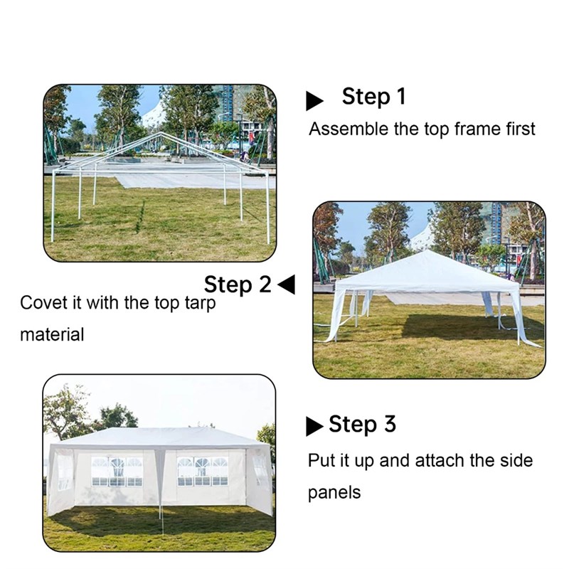 速发GIVIMO Party Tent 10'x20', Canopy Outdoor Tents for Wedd - 图2