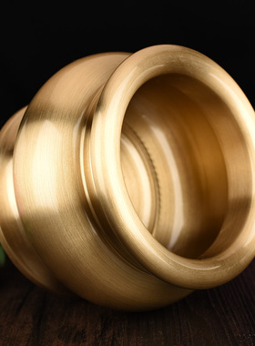 慧鑫纯铜金色供具供盘供花瓶供水杯宫灯香筒套装佛前五供居室供奉