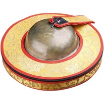 Nepalese handmade copper sap big cymbic Buddha with touch bell percussion instrument cymbals Tibetan spread upscale brass cymbals Rao 1 deputy