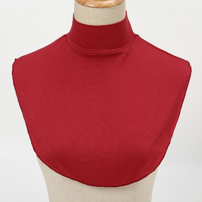 推荐Fake collar, middle collar, modal solid scarf, fake coll - 图3