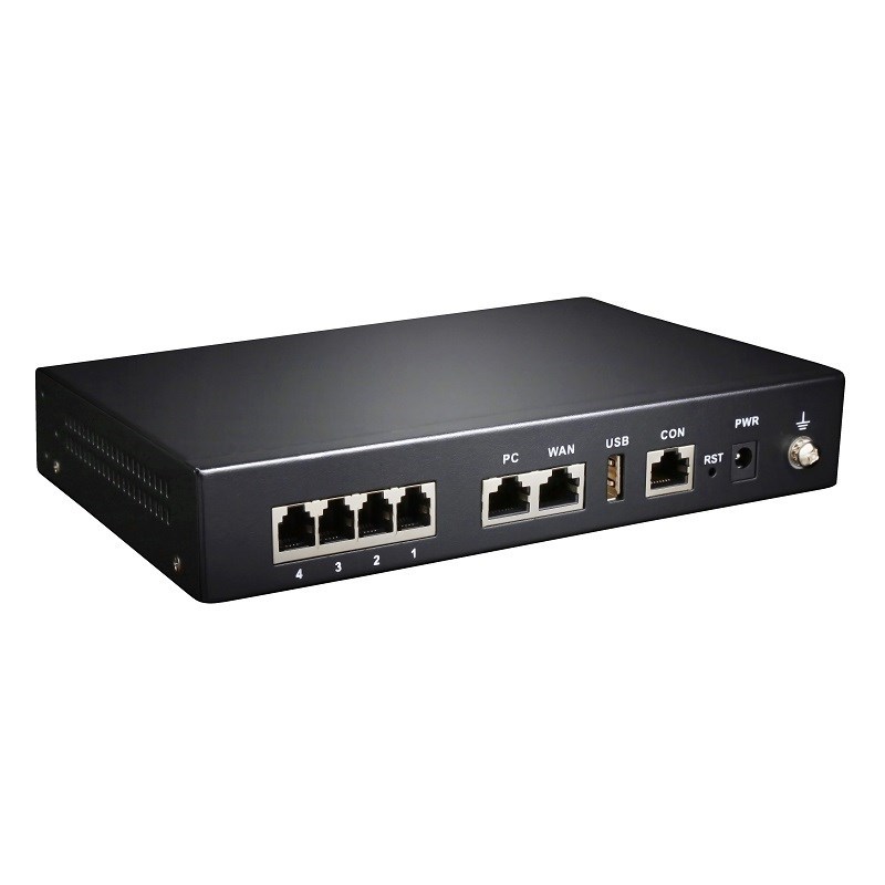 速发IP PBX with 2 FXO All-in-One telephony system supports i - 图0