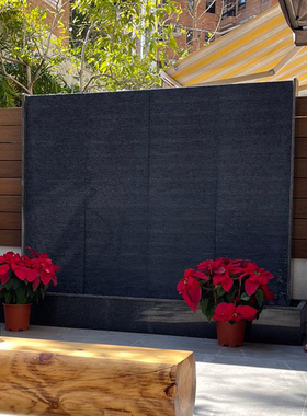 石材室外水幕墙流水屏风庭院假山喷泉瀑布鱼池造景观公司招财摆件