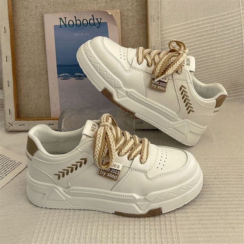 大码女鞋41一43轻便厚底新款小白鞋小众板鞋P女休闲运动鞋42春秋,淘宝优惠券,粉丝福利购,淘宝优惠卷