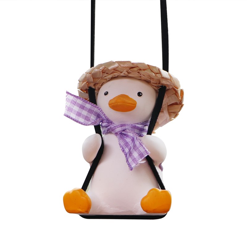 推荐Swinging Duck Car Rearview Decor Car Mirror Pendant Indo - 图1