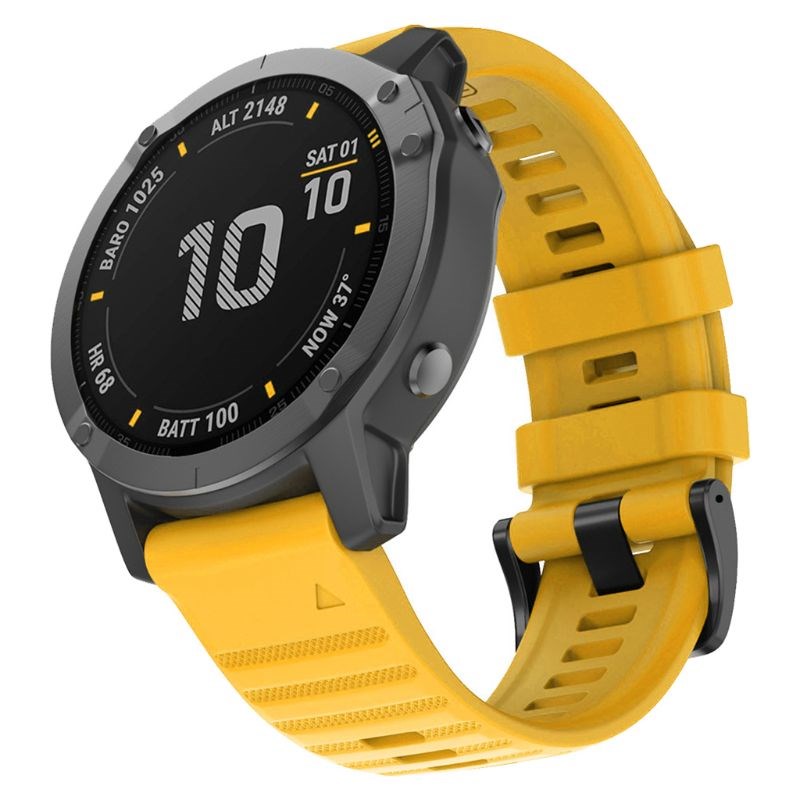 22mm Watch Strap Silicone Wrist Band for Gar-min Fenix6/5/5P - 图0