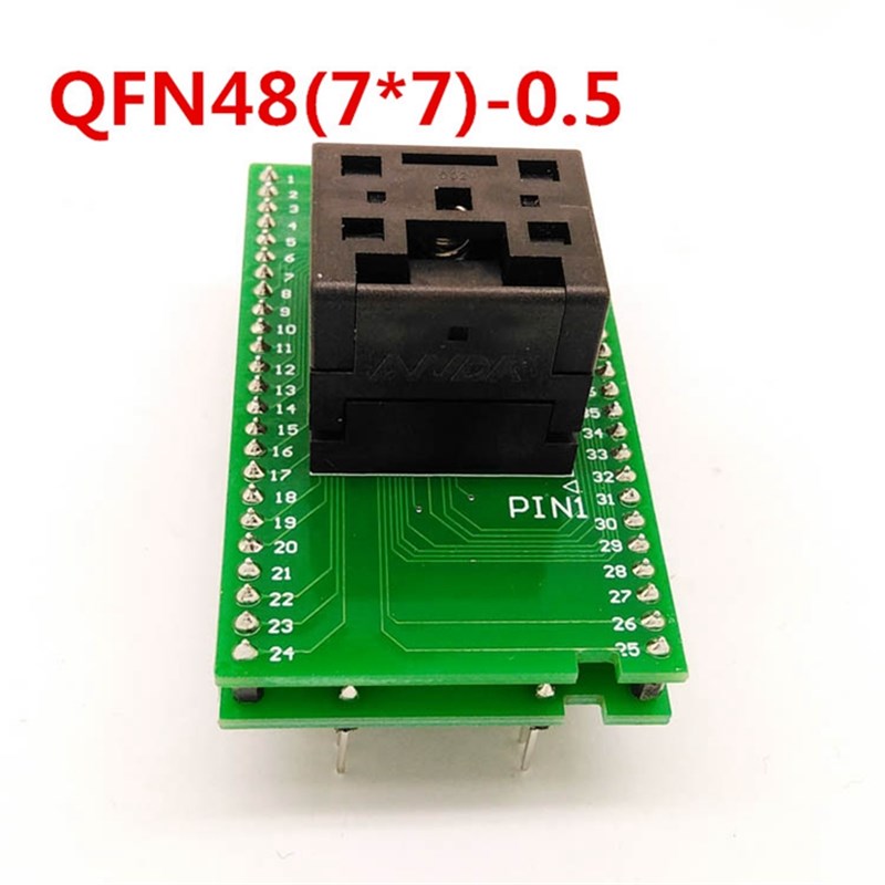 网红NRF51822 422 NRF52832测试座老化座编程烧录座转接板QFN48 0 - 图0