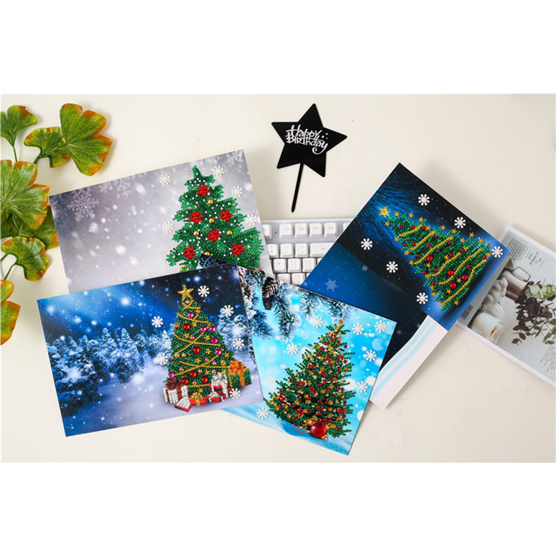 网红5D DIY Diamond Painting Greeting Card Special Shaped Dia - 图1