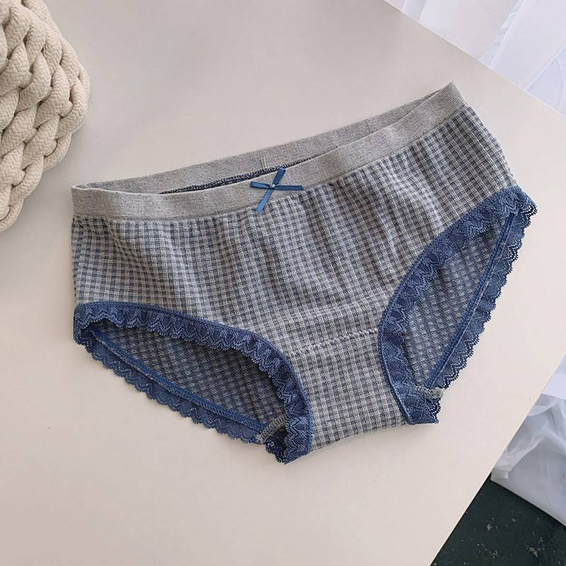 推荐Girls' mid waist briefs modal graphene antibacterial cro - 图3