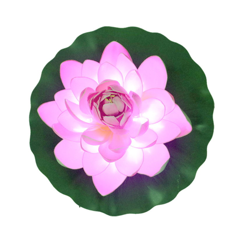 d lotus lig t 30cm diametel single frowOerhfloating pla-图3