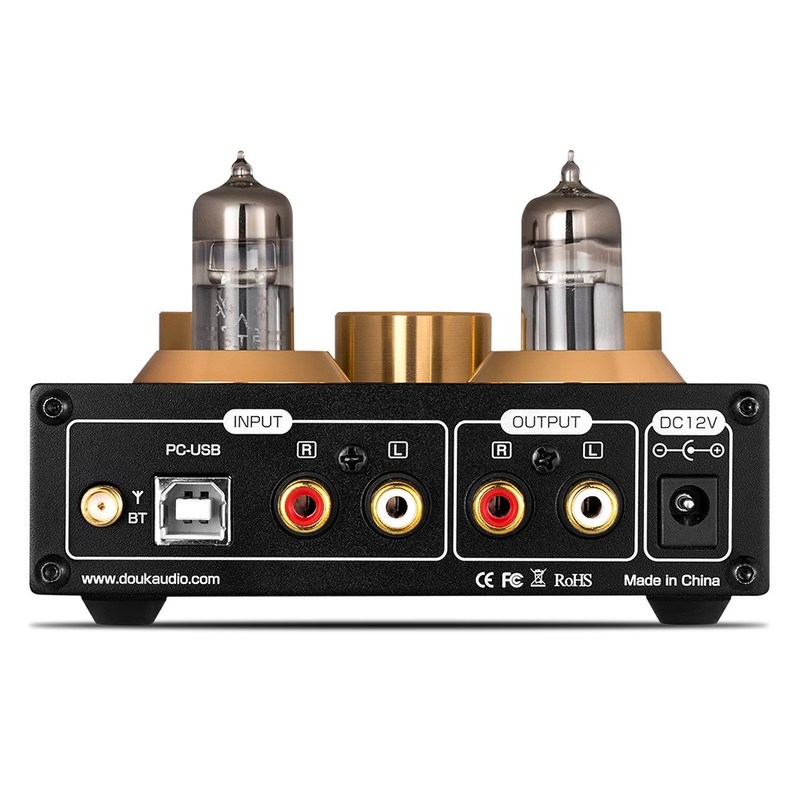 速发Douk audio HiFi Bluetooth 5.0 Tube Vacuum Preamplifier U - 图3