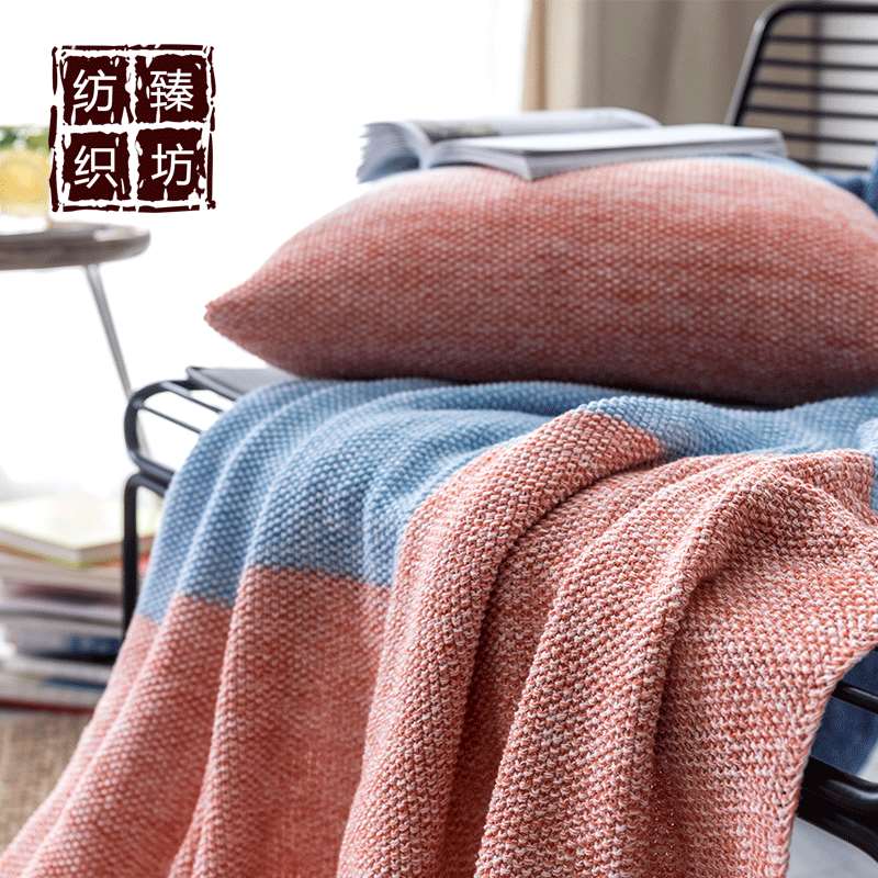 极速Cotton four-color gradient pillow cushion cover car sofa-图2