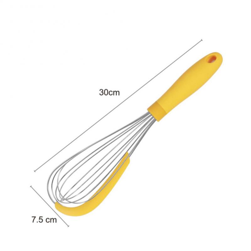 Yellow BSgue Stainless lteel Balsoon Wire Whilk Manual Egg - 图3