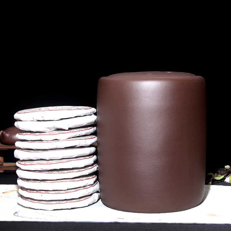 宜兴紫砂茶叶罐大号普洱茶缸手工原矿家用特大码密封存储茶桶陶罐,淘宝优惠券,粉丝福利购,淘宝优惠卷