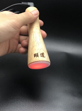 砭石美容仪脸部按摩刮痧器加热家用艾眼部Q温灸仪美容棒玉石