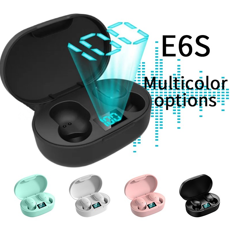 推荐New E6S Bluetooth wireless Headphone 5.2 Bluetooth Earph - 图0