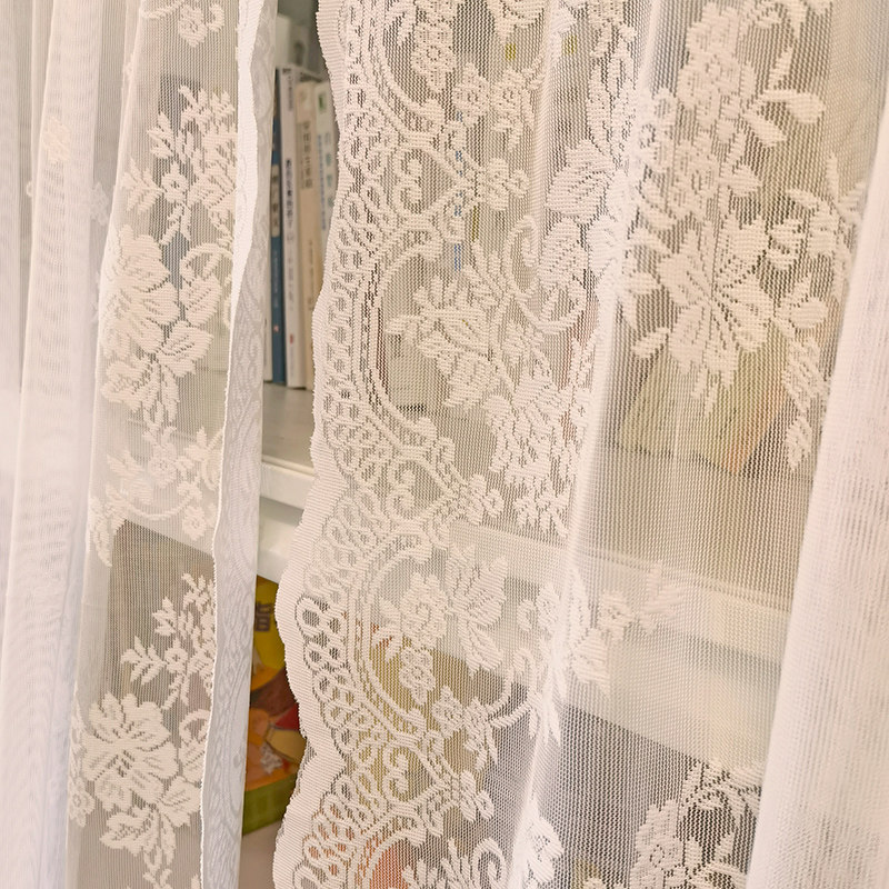 法式窗帘魔术贴门帘蕾丝防尘帘纱帘遮丑帘书架鞋架货架隔断遮挡帘,淘宝优惠券,粉丝福利购,淘宝优惠卷