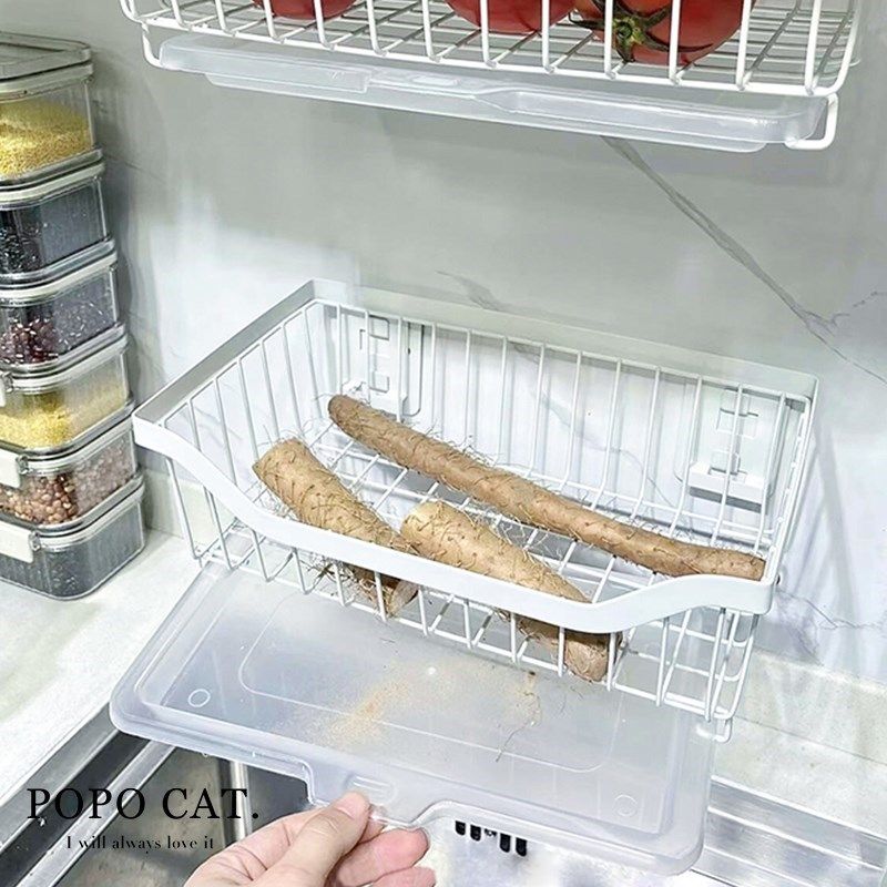 多功能厨房置物架壁挂免打孔不锈钢水果篮家用台面蔬菜篮子收纳筐,淘宝优惠券,粉丝福利购,淘宝优惠卷