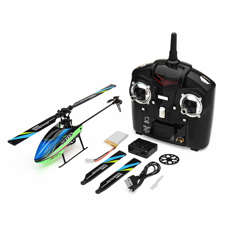 网红V911S 2.4G 4CH 6-Aixs Gyro Flybarless RC Helicopter RTF - 图3