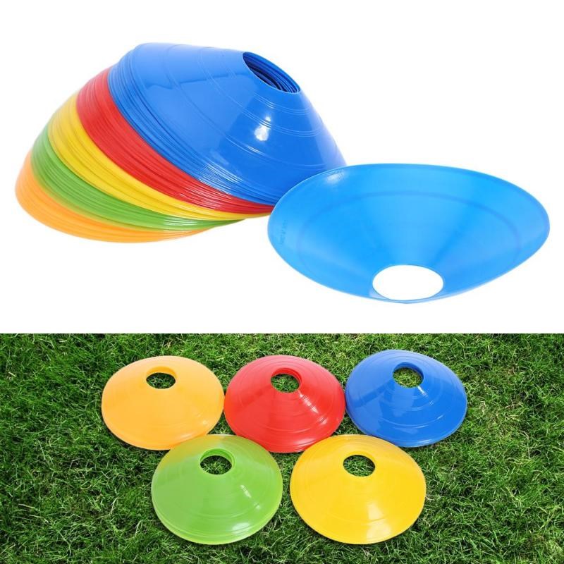 50pcs/lot Soft Disc Football Training Cones Marker Discs Soc - 图1