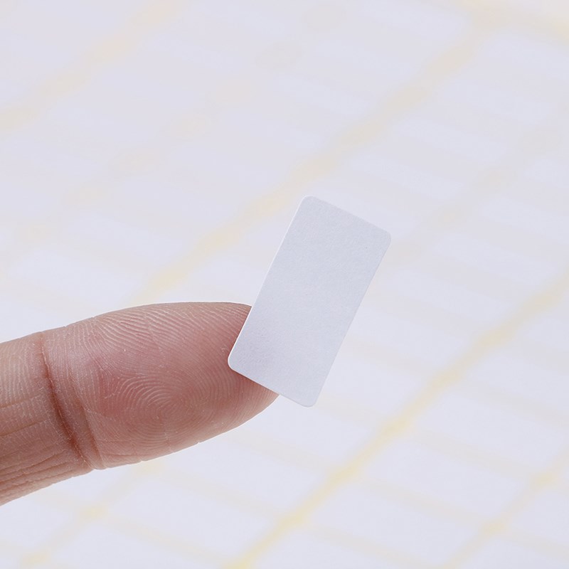 1680pcs A Lot 10*20mm Blank White Sticker Labels Small Pape - 图0