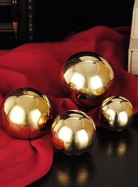 健身球摆件手转球铜球纯铜实心手把件龙珠送长辈朋友礼品热卖现货