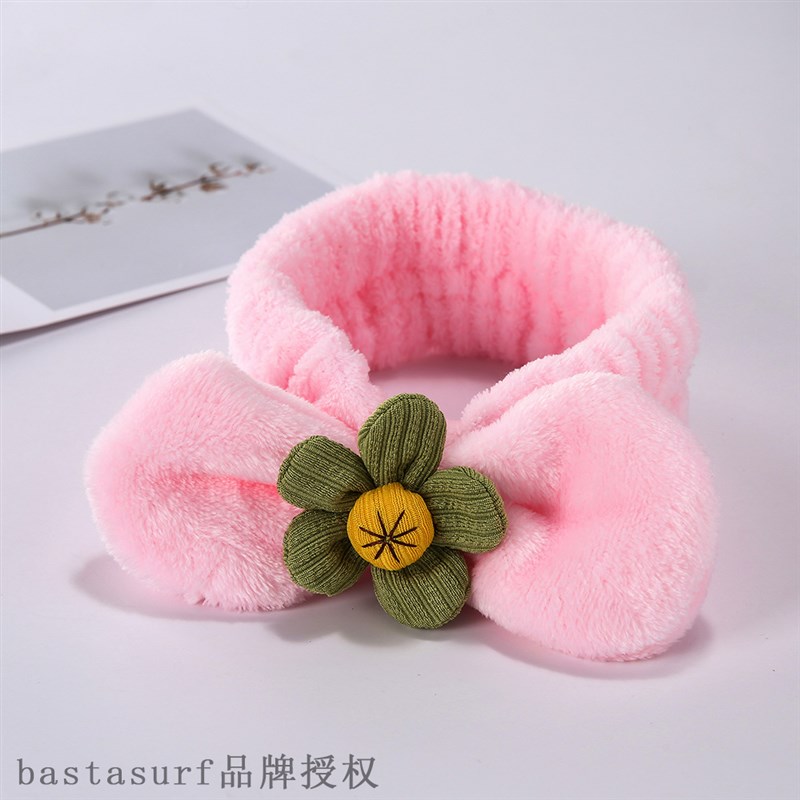 推荐Korean cute cartoon Xianqi embroidery headband girls' fa - 图1