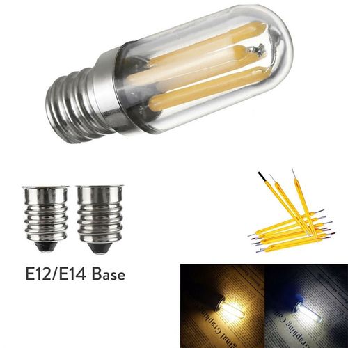 Mini E14 E12 LED Fridge Freezer Filat Light COB Dimmable Bul - 图0